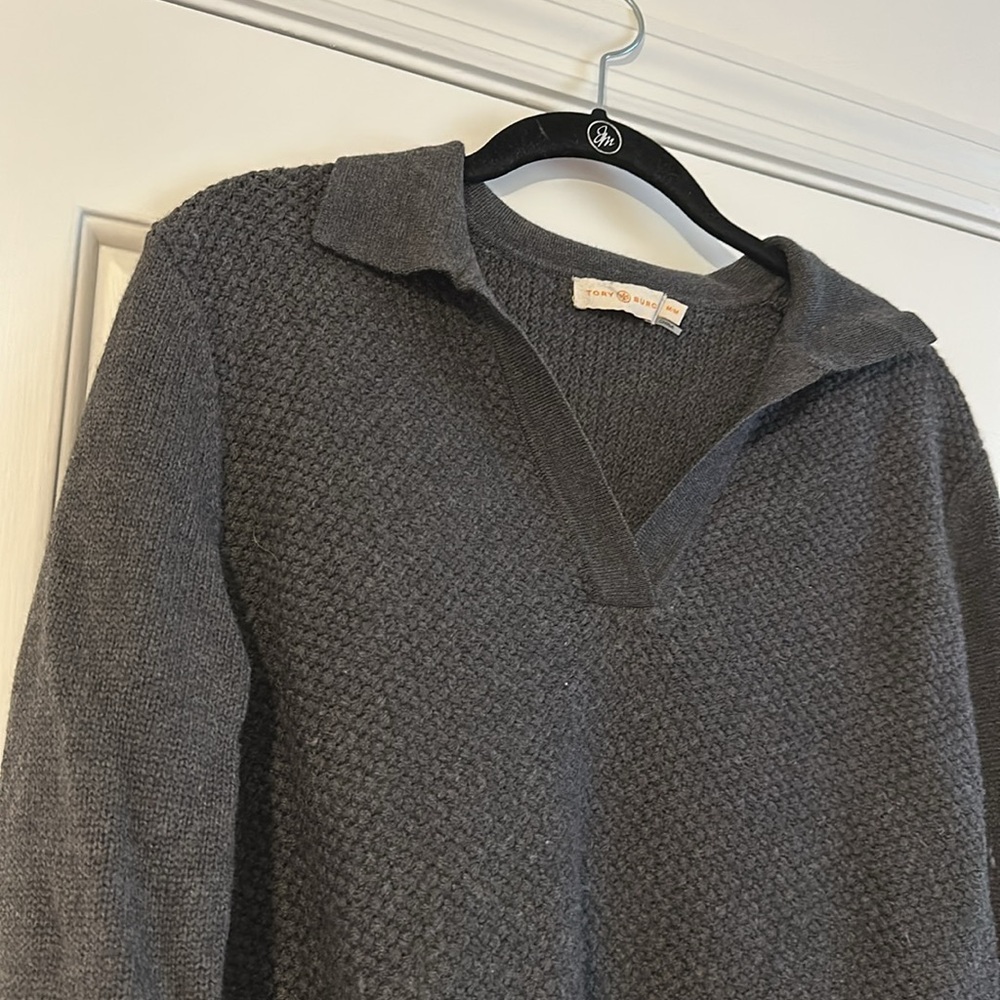 Tory Burch Wool Polo Sweater
